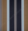 PÁG. 02 - Papel de Parede Vinílico Classic Stripes (Americano) - Listras (Marrom/ Tons de Azul/ Branco)