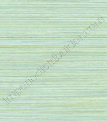 PÁG. 027 - Papel de Parede Vinílico Gioia (Italiano) - Texturizado Riscas (Tons Verde Água/ Detalhes Dourado)