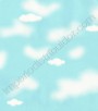 PÁG. 03 - Papel de Parede Vinílico Kawayi (Chinês) - Nuvem (Azul/ Branco)