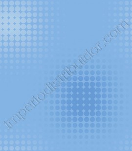 PÁG. 034 - Papel de Parede Vinílico Disney York (Americano) - Círculos (Tons de Azul)
