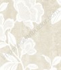 PÁG. 038/039 - Papel de Parede Vinílico Flow (Italiano) - Floral (Bege/ Off-White/ Bege Metálico)