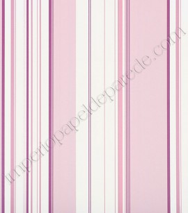 PÁG. 04 - Papel de Parede Vinílico Classic Stripes (Americano) - Listras (Tons de Rosa/ Roxo/ Branco)