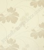 PÁG. 06 - Papel de Parede Vinílico Tropical Texture (Chinês) - Floral (Tons de Bege/ Detalhes com Brilho)