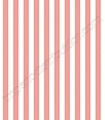 PÁG. 10 - Papel de Parede Vinílico Ashford Stripes (Americano) - Listras (Branco/ Tons de Rosa/ Bege)