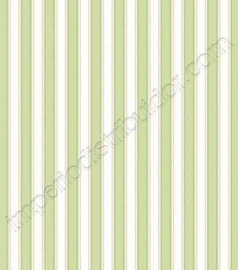 PÁG. 11 - Papel de Parede Vinílico Ashford Stripes (Americano) - Listras (Branco/ Rosa/ Verde)