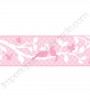 PÁG. 133 - Faixa Vinílica Decorativa Peek-a-Boo (Americano) - Passarinhos (Rosa/ Branco)