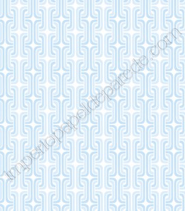 PÁG. 144 - Papel de Parede Infantil Vinílico Peek-a-Boo (Americano) - Desenhos (Tons de Azul/ Branco)