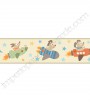 PÁG. 158 - Faixa Vinílica Decorativa Peek-a-Boo (Americano) - Cachorrinho Astronauta (Tons de Bege/ Colorido)