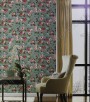 PÁG. 17 - Papel de Parede Vinílico Feature Wall (Americano) - Floral (Verde Acinzentado/ Tons de Rosa Antigo/ Verde Musgo)