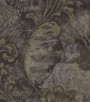PÁG. 19/21 - Papel de Parede Vinílico Vinci (Italiano) - Paisagem Colonial (Tons de Marrom/ Bege/Leve Brilho/ Detalhes com Brilho Glitter Prata)