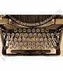 PÁG. 19C - Painel de Parede Steampunk (Inglês) - Máquina de Escrever (Typewriter) 7 Partes