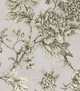 PÁG. 22 - Papel de Parede Vinílico Bright Wall (Americano) - Floral (Nude/ Off-White/ Dourado)
