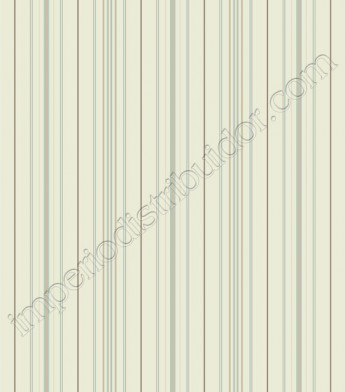 PÁG. 36 - Papel de Parede Vinílico Ashford Stripes (Americano) - Listras (Creme/ Azul/ Cinza/ Marrom)
