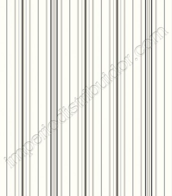 PÁG. 37 - Papel de Parede Vinílico Ashford Stripes (Americano) - Listras (Branco/ Preto/ Cinza/ Bege)