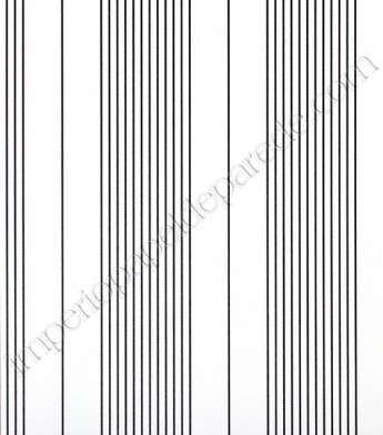 PÁG. 39 - Papel de Parede Vinílico Classic Stripes (Americano) - Listras Finas (Preto/ Branco)