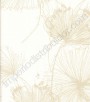 PÁG. 46 - Papel de Parede Vinílico Vie del Centro (Italiano) - Floral Estilizado (Marfim/ Bege)