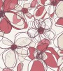 PÁG. 50 - Papel de Parede Vinílico Imagine 2 (Italiano) - Floral Moderno (Vermelho Cereja/ Vinho/ Bege Claro/ Off-White)