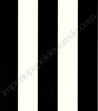 PÁG. 56 - Papel de Parede Vinílico Classic Stripes (Americano) - Listras (Preto/ Branco)
