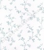 PÁG. 56 - Papel de Parede Vinílico Fragrant Roses (Chinês) - Arabesco (Azul/ Branco)