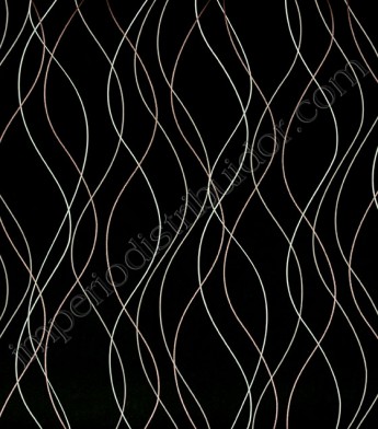 PÁG. 57/73 - Papel de Parede Vinílico Tropical Texture (Chinês) - Linhas (Preto/ Gelo/ Bege/ Detalhes com Levíssimo Brilho)