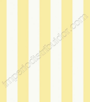 PÁG. 57 - Papel de Parede Vinílico Ashford Stripes (Americano) - Listras (Branco/ Amarelo)