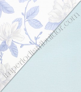 PÁG. 59 - Papel de Parede Vinílico English Florals (Inglês) - Liso (Azul)
