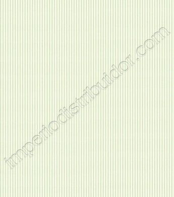 PÁG. 62 - Papel de Parede Vinílico Ashford Stripes (Americano) - Listras (Creme/ Verde)