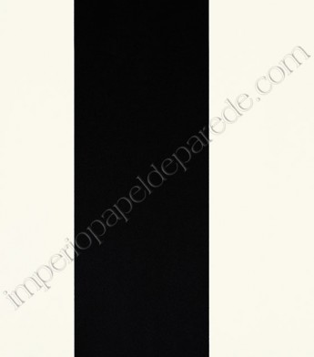 PÁG. 77 - Papel de Parede Vinílico Classic Stripes (Americano) - Listras Largas (Preto/ Branco)
