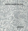 Papel de Parede Arabescos Verde (Relevo e leve Brilho ) - Coleção Italian Select (New Fantasy) - Vinílico Lavável