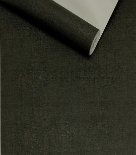 Papel de Parede Textura Tecido Preto (Leve Dourado) - Coleção Italian Select (New Fantasy) - Vinílico Lavável