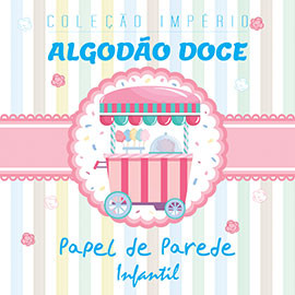 Papel de Parede Algodão Doce