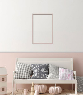 Boiserie Pronto - 60 cm x 90 cm - Largura: 2,3cm - Coleção Meu Rodapé