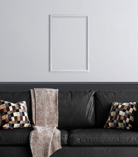 Boiserie Pronto - 60 cm x 90 cm - Largura: 3,8cm - Coleção Meu Rodapé