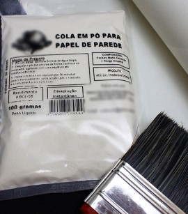 Cola para Papel de Parede Prime C.M.C. em Pó - 100g (RENDIMENTO 8 ROLOS)