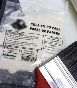 Cola para Papel de Parede Prime C.M.C. em Pó - 13g (RENDIMENTO 1 ROLO)