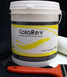 Cola REV 4 Kg - Ideal para papel Vinílico (cobre até 20 m²)