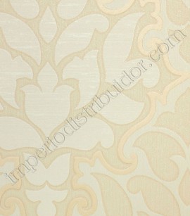 PÁG. 01 - Papel de Parede Vinílico Decora (Italiano) - Colonial (Pérola/ Bege/ Leve Dourado/ Leve Brilho)