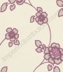 PÁG. 01 - Papel de Parede Vinílico Motivi (Italiano) - Floral (Off-White/ Tons de Cinza/ Magenta/ Detalhes Metalizados)