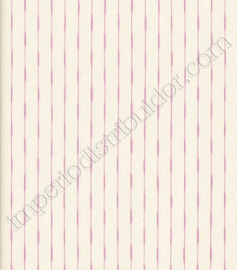 PÁG. 02 - Papel de Parede Vinílico Motivi (Italiano) - Riscas Metálicas (Off-White/ Magenta/ Detalhes Metalizados)