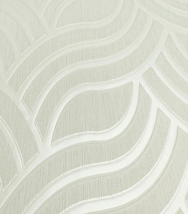 PÁG. 04 - Papel de Parede Vinílico Enchantment (Americano) - Ondas (Bege/ Creme Perolado)