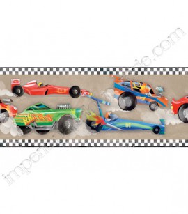 PÁG. 056 - Faixa Vinílica Boys Will be Boys (Americano) - Carros Corrida
