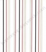 PÁG. 058 - Papel de Parede Vinílico Boys Will be Boys (Americano) - Listras (Preto/Vermelho/Cinza/Branco)
