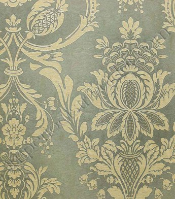 PÁG. 06/07 - Papel de Parede Vinílico Vita (Italiano) - Colonial (Verde Militar/ Cor Camurça/ Leve Relevo e Brilho Glitter)