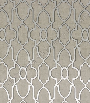 PÁG. 06 - Papel de Parede Vinílico Bright Wall (Americano) - Desenho (Bege Escuro/ Prata Velho)