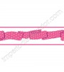 PÁG. 061 - Faixa Vinílica Girl Power (Americano) - Fita Poá (Branco/ Tons de Rosa)