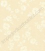 PÁG. 061 - Papel de Parede Vinílico Gioia (Italiano) - Flores Clean (Areia/ Pérola/ Leve Brilho)