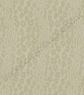 PÁG. 07 - Papel de Parede Vinílico Roberto Cavalli 3 (Italiano) - Imitação de Onça com Efeito Rendado (Bege Acinzentado/ Detalhes com Glitter e Perolado)