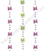 PÁG. 071 - Papel de Parede Vinílico Disney York II (Americano) - Laços e Corações (Rosa/ Verde/ Lilás/ Branco)