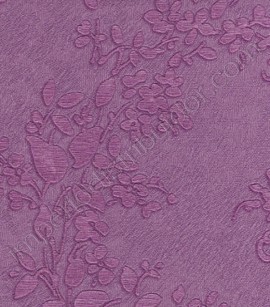 PÁG. 09 - Papel de Parede Vinílico Magica (Italiano) - Floral (Roxo/ Detalhes com Brilho Metálico/ Detalhes com Brilho Glitter)