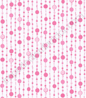 PÁG. 10 - Papel de Parede Vinílico Candice Kids (Americano) - Cortina de Cristais (Tons de Rosa)